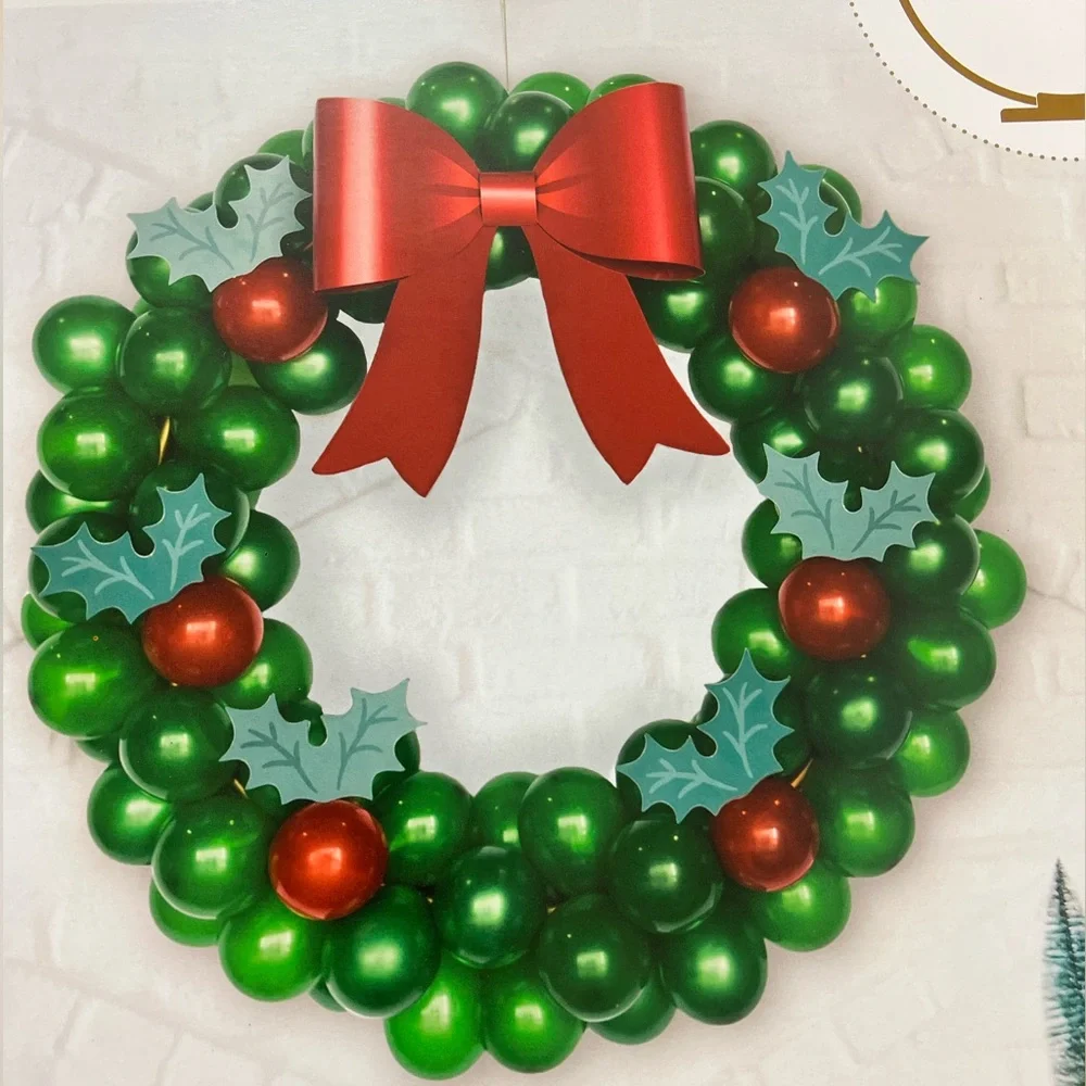 Latex Balloon Holiday Wreath Kit